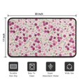 thumbnail image 5 of Pink Pioneer Flower Pattern Door Rugs,Washable Non Slip Door Mats Indoor,Decorative Door Mats,Entry Mat Indoor for Entrance,Bedroom,Kitchen,Bathroom,30"x17", 5 of 6