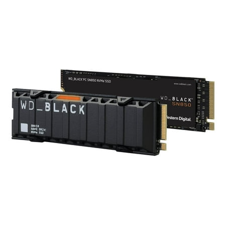 WD - BLACK SN850 2TB Internal SSD PCIe Gen 4 x4 NVMe with Heatsink for PS5 and Desktops