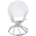 thumbnail image 2 of Bard's Silver Egg Stand/Holder, Swirl Leg, Reversible 1.4375" and 2" Display Diameter, Pack of 3, 2 of 4