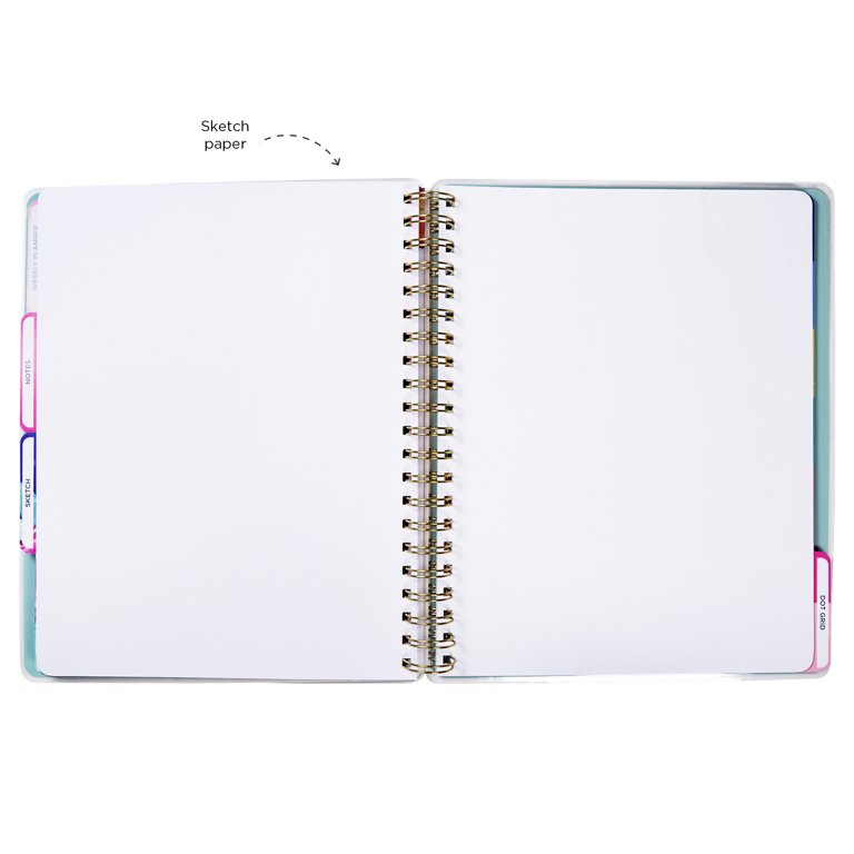 Pen+Gear 5-in-1 Undated Weekly/Monthly Planner, Floral 