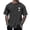 Gray, variant on Men's Summer Beach Little Tree Print Short Sleeve Round Neck T Shirt, Polyester, Lightweight, Skin friendly, for Casual & Active Occasions