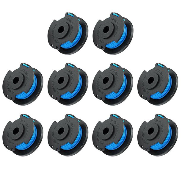 Línea de recortadora de 8/10 piezas, 11 pies, 0,065 pulgadas para recortadoras Ryobi One AC14RL3A (10 piezas) Ehuebsd Para estrenar