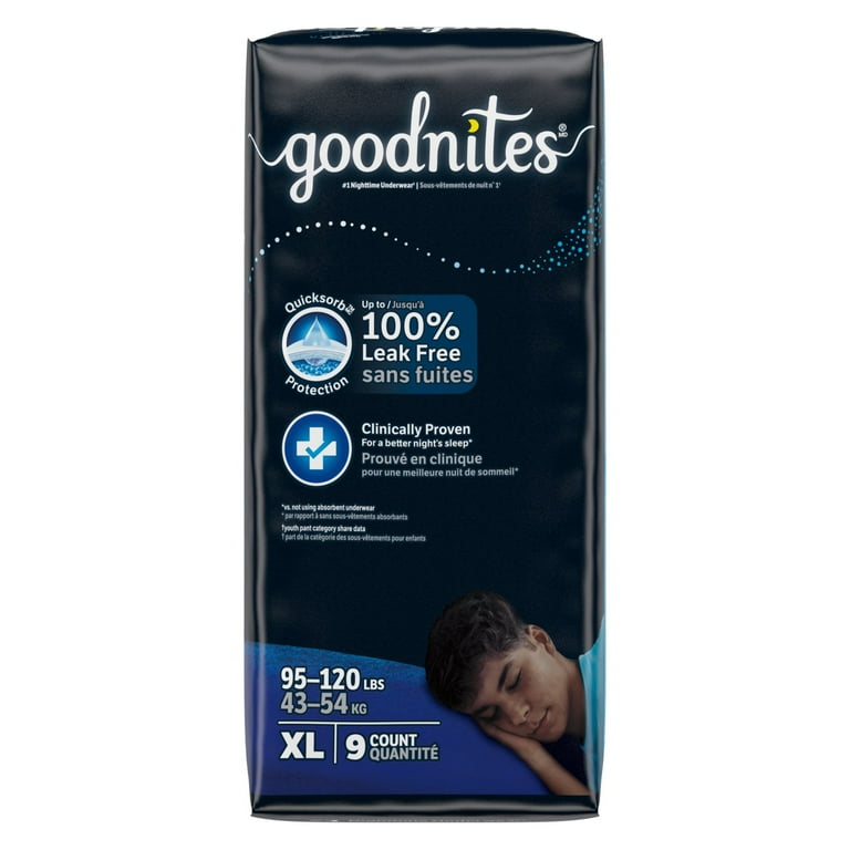 男の子用⭐︎新Goodnites XL⭐︎9枚入り Amazon.com: Goodnites Boys' Nighttime Bedwetting Underwear
