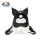 thumbnail image 2 of Anime Sanrio serie Kuromi Kawaii dibujos animados mochila de felpa niñas estudiantes mochila lindo buen aspecto bolsa de peluche regalos de navidad hola suerte unisex, 2 of 2