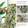 thumbnail image 5 of Yayeee 2 Pack Dining Chair Covers Stretch Parson Chairs Slipcovers Seat Protector, Orange Tree, 5 of 6