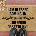 thumbnail image 1 of Happiness Font Door Mat Bathroom Living Room Welcome Door Decorative Floor Mat Blessing Font Floor Mat Area Rugs Kids Room Extra Large Throw Leaving Room Rug Large Rug for Living Room And Striped, 1 of 3