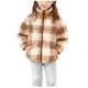 thumbnail image 1 of Chaquetas y abrigos casuales de manga larga sin capucha para otoño e invierno para niños y niñas Chaqueta de polar de manga larga sin capucha Bonita chaqueta de polar para bebé y parte superior gruesa, 1 of 8
