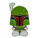 thumbnail image 3 of 4-C Star Wars Boba Fett Peluche estilizado de 7 pulgadas con pin esmaltado Seven20 842906156449, 3 of 4