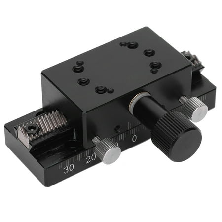 

Fyydes 30 x 50mm Linear Translation Stage Linear Translation Stage Manual X‑Axis Rack Pinion Type Sliding Table SEMCI-C-80 30 x 50mm X‑Axis Linear Stage