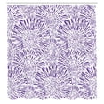 thumbnail image 2 of Ambesonne Botanic Shower Curtain, Vintage Floral Pattern Art, 69"Wx84"L, Blue Violet, 2 of 4