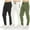 Group E (Black,White,Olive), variant on Mens 3 Pack Fleece Active Athletic Workout Jogger Sweatpants for Men with Zipper Pocket and Drawstring Size S-3XL