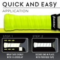 thumbnail image 3 of Franklin Sports Pickleball Paddle Overgrips - Provides Extra Grip - Slight Tackiness - Durable & Strong - 3 Grips Included - Optic, 3 of 9