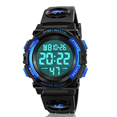 ATIMO Boy Toys Age 6-12 LED 50M Waterproof Digital Sport Watches for Kids Birthday Presents gifts for 5-13 Year Old Boys