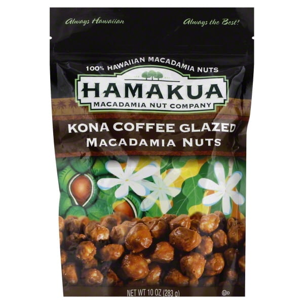 Hamakua Kona Coffee Glazed Macadamia Nuts, 10 Oz.