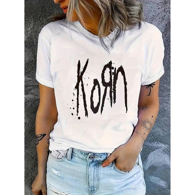 Letter Print Short Sleeve Crew Neck T-shirt, Casual Sports Short Sleeve Crew Neck Summer Top, Women's Clothing