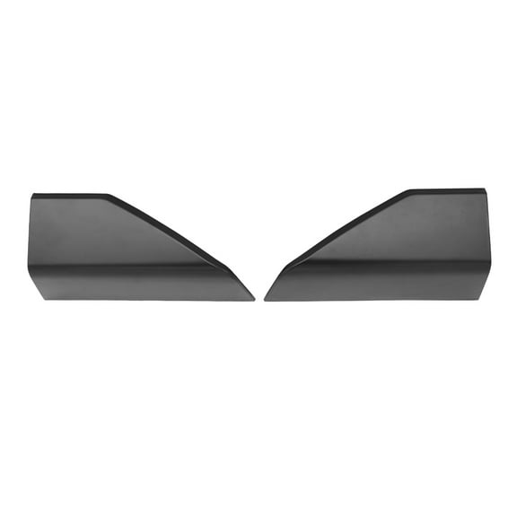 Ikon Motorsports Compatible with 15-23 Ford Mustang Side Skirt Rocker Panel Rear Winglet Splitters Apron 2PC