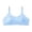 Light Blue, variant on Comfortable Everyday Bra for Girls with Adjustable Wide Back Hook Closure in Soft Everyday Wear Seamless Support All Seasons Comfort for Home and Leisure