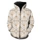 thumbnail image 1 of Sudadera con capucha y cremallera con estampado geométrico abstracto para hombre, gran oferta 2024, informal, divertida, fresca, unisex, estilo hip hop, Harajuku, para adolescentes., 1 of 6