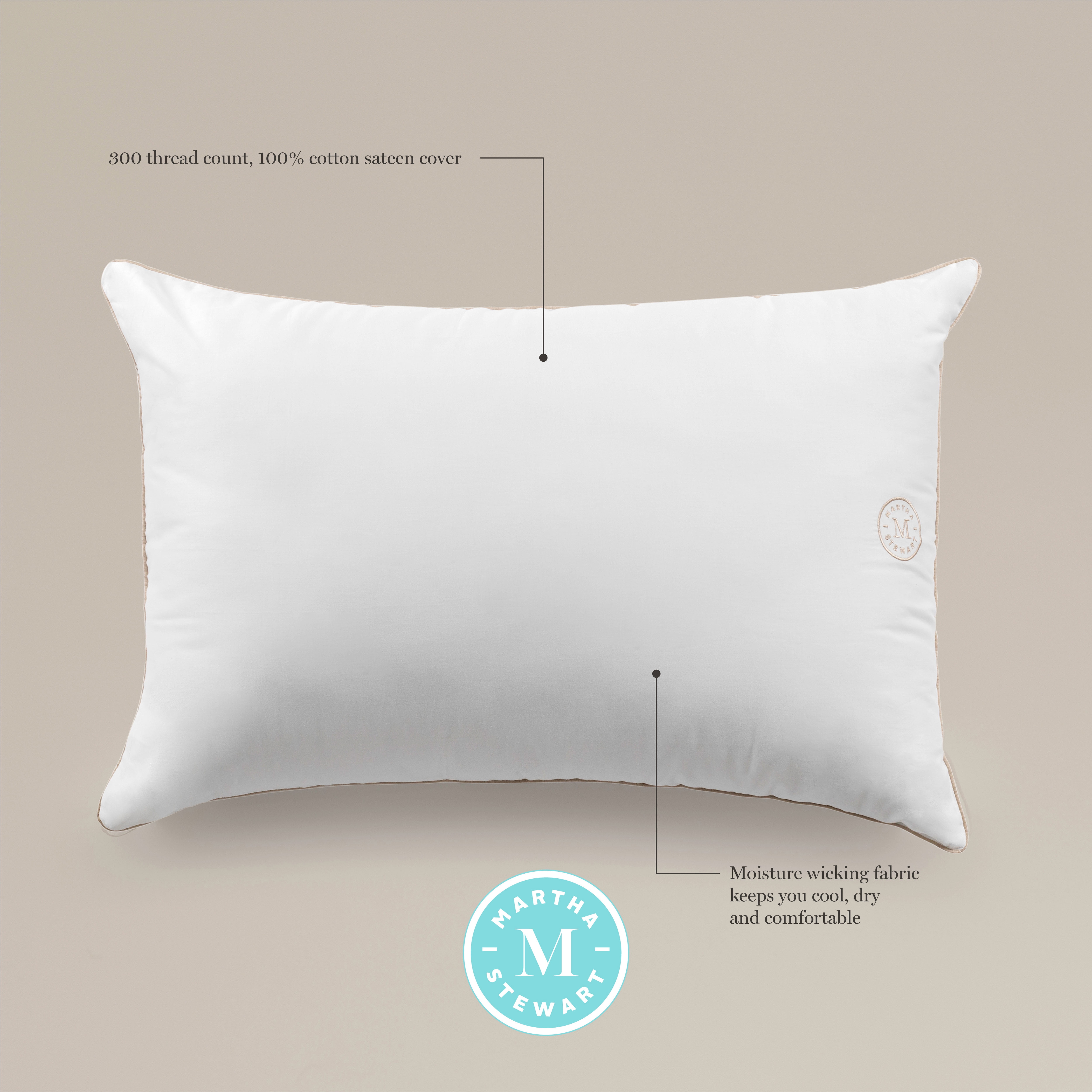 martha stewart flat no more pillow