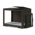 thumbnail image 2 of Utopia Alley 37 Inch Dog Crate Furniture for Medium Small Dog, Wooden Heavy Duty Dog Kennel with Three Doors,Wooden Cage Kennel Furniture Indoor, Espresso, 2 of 12