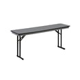 thumbnail image 1 of Midwest Folding Products CP818EF 96" EF Series Rectangular Folding Table w/ Gray Laminate Top, 30"H, 1 of 1