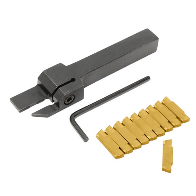 Riwesomey MGEHR2020-3 Portaherramientas de ranurado de torno + 10PCS MGMN300 Insertos de 3 mm Herramienta de torneado de torno Caja aleatoria de color Artesanía Riwesomey GJ3179-00B