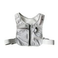 thumbnail image 1 of Almencla Running Vest Bag Chest Pack Wearable Waistcoat for Hiking Motorcycle Jogging Gray, 1 of 8