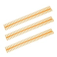 thumbnail image 4 of Plastic Binding Spine, Wear And Aging Resistant Loose Leaf Rings  For Home Or School Use Orange, 4 of 8