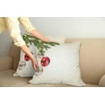 thumbnail image 2 of Ambesonne Christmas Throw Pillow Cover 2 Pack, Tree, 18", Beige Red Green, 2 of 7