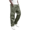 thumbnail image 1 of Durable Men's Cargo Pants Work Trousers with Multiple Utility Pockets for Outdoor Adventure and Daily Casual Wear, 1 of 5