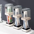 thumbnail image 4 of Bathroom Toothbrush Cup Stand, Toothbrush Holder with Wash Cup, Space-Saving Bathroom Organizer, Multi-Functional Storage for Toothbrushes, Toothpaste, and Beauty Products, 4 of 6