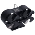thumbnail image 3 of Ventilador De Estufa, Respetuoso Con El Medio Ambiente, Iniciado Automáticamente, Ventiladores De Chimenea De 8 Aspas, Distribución Eficiente Del Calor Para Leña, 3 of 7