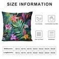 thumbnail image 5 of Chilfamy  Tropical Fest Throw Pillow Covers Sofa Pillowcase Car Square Throw Pillowcases Home Decoration, 5 of 5