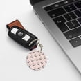 thumbnail image 6 of Naloa Cute Panda Print Round Keychain Keychain Key Ring, Key Tag, Key Chain Bulk for Gift Accessories (Round), 6 of 7