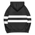 thumbnail image 5 of BXINGOHAI Casual Hoodies for Women Long Sleeve Solid Lightweight Pullover Tops Loose Sweatshirt with Pocket Black,XL, 5 of 7