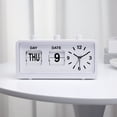 thumbnail image 2 of Unique Bargains Silent Non Tick Clock White 7.8"L x 1.9"W x 3.7"H, 2 of 8