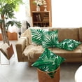 thumbnail image 6 of Summer Tropical Pillow Covers 18x18, Tropical Pillow Covers 18x18 Outdoor, Palm Leaf Plant Print Green Colored Throw Pillows Cases Hawaiian Decorative Square Linen for Home Couch Sofa Decor, 6 of 6