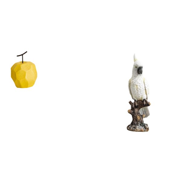 figura de arte,Escultura de fruta de porcelana decorativa para el hogar.,Figura de escritorio,Figura de loro para escritorio,oficina,decoración del hogar,Estatua de pájaro de resina,regalo de
