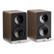 ELAC DCB41 4.5 Inch Powered Bookshelf Speaker - Pair (Walnut)