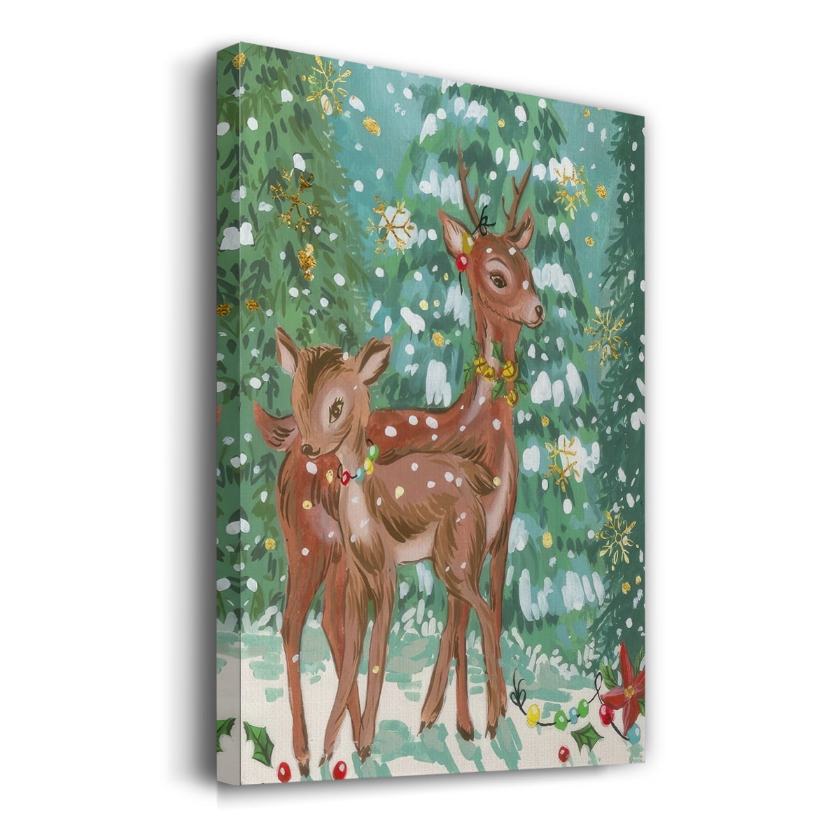 Doe and Fawn II- Gallery Wrapped Canvas