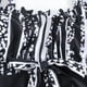 thumbnail image 4 of Traje de Baño de Ruffle de las Mujeres con Diseño Hueco de Bloqueo de Colores, Traje de Baño sin Espalda de Pieza Conservadora para la Playa, 4 of 7