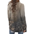 thumbnail image 6 of Wensltd Print Cardigan for Women Casual Open Front Long Sleeve Top Fashionable Loose Fit Autumn Outerwear ​, 6 of 6