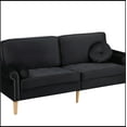 thumbnail image 5 of Living Room Sofa, 3-Seater Sofa, with Copper Nail on Arms,Three Pillow, 5 of 5