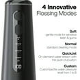 thumbnail image 6 of AquaSonic Elite Rechargeable Water Flosser - 300ml Tank, 4 Tips, Travel Bag, Waterproof - Black, 6 of 7