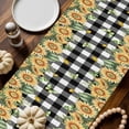 thumbnail image 2 of Yellow Sunflower Table Runner, Autumn Thanksgiving Kitchen Dining Table Decoration for Home Party Decor 13x120 Inches, 2 of 9