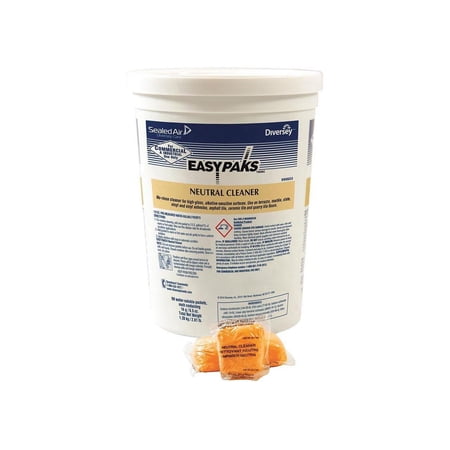 EASY PAKS 990653 Neutral Cleaner, 0.5 oz., Orange