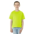 thumbnail image 1 of Jerzees Youth DRI-POWER Active Short Sleeve Crew T-Shirt, S, Saftey Green, 1 of 1