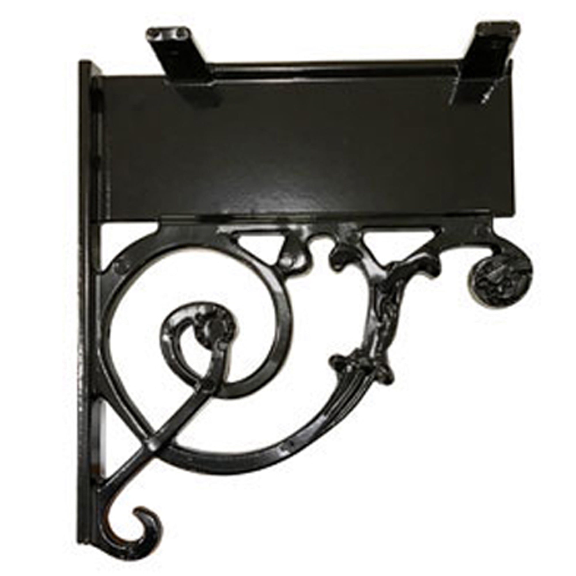 Large Mailbox and Decorative Post System with Number Plate