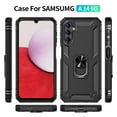 thumbnail image 7 of Xhy Samsung Galaxy A25 5G Case with Magnetic Ring Mount Kickstand Military Grade Full Body Double Layer Drop Protection Rugged Durable Detachable for Galaxy A25 5G Phone - Black, 7 of 7