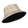 thumbnail image 3 of PAYOHTO Shiba Inu Dog Face Bucket Hats for Women Men, Beach Summer Outdoor Fisherman Hat for Boy Girl, 3 of 8